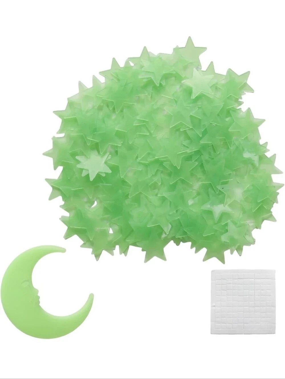 41 Glow-in-the-Dark Star and Moon Wall Stickers